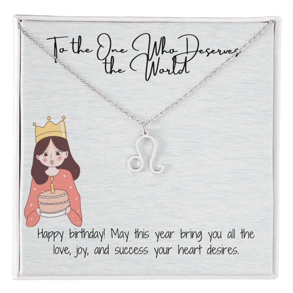"Radiance Birthday Necklace"