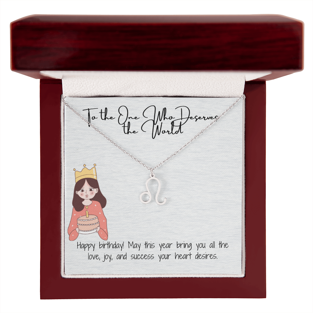 "Radiance Birthday Necklace"