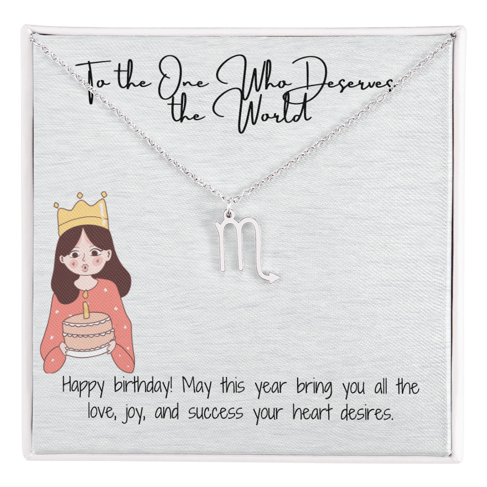 "Radiance Birthday Necklace"