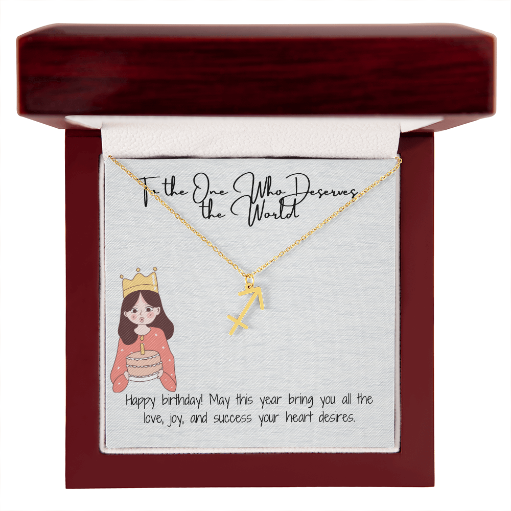 "Radiance Birthday Necklace"