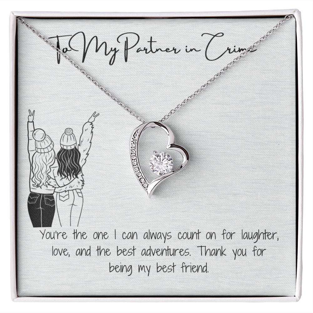 Partner in Crime Bestfriend Love Necklace