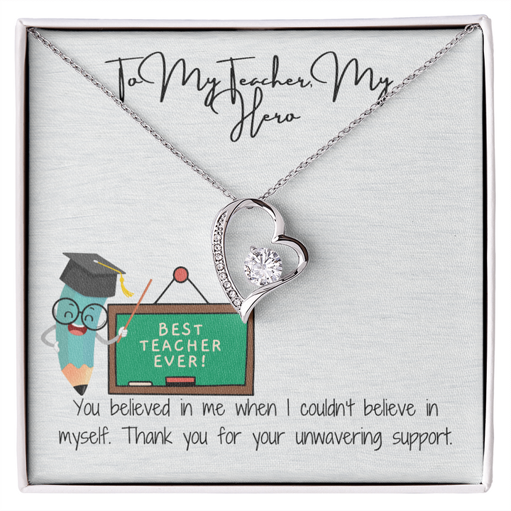 To My Teacher Your Love Lasts Forever