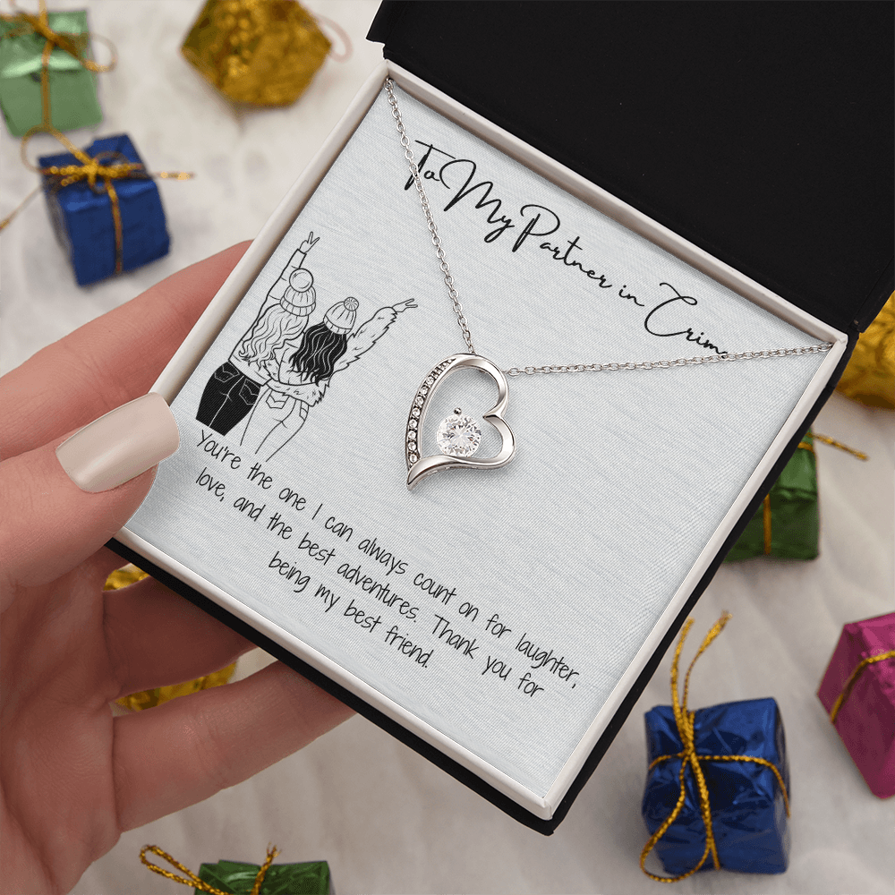 Partner in Crime Bestfriend Love Necklace