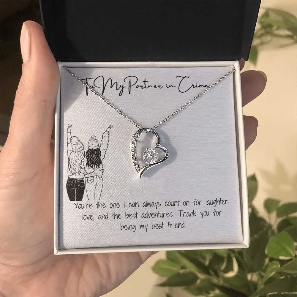 Partner in Crime Bestfriend Love Necklace