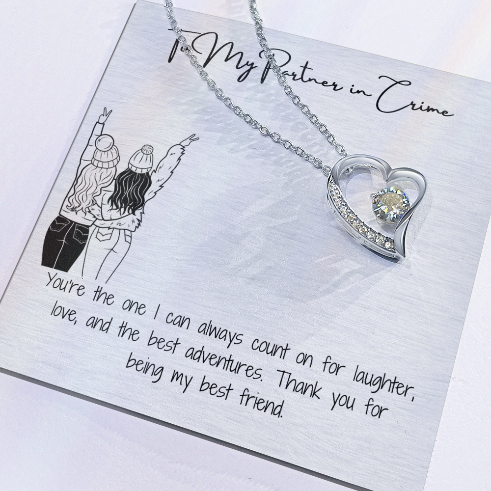 Partner in Crime Bestfriend Love Necklace