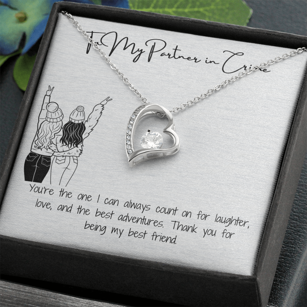 Partner in Crime Bestfriend Love Necklace