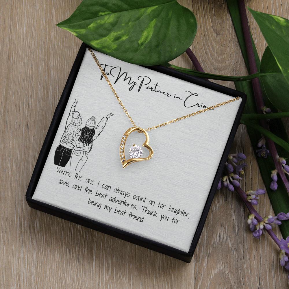Partner in Crime Bestfriend Love Necklace