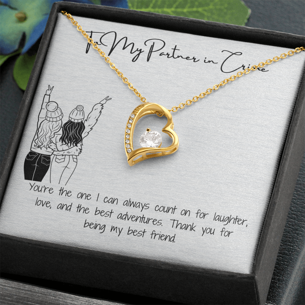Partner in Crime Bestfriend Love Necklace